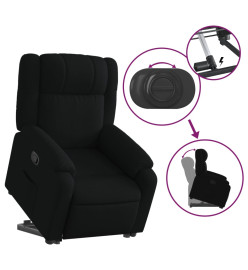 Fauteuil inclinable noir tissu