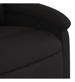 Fauteuil inclinable électrique noir tissu