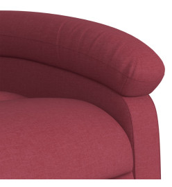 Fauteuil inclinable rouge bordeaux tissu