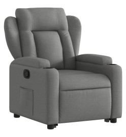 Fauteuil inclinable Gris foncé Tissu