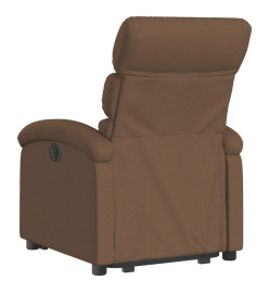 Fauteuil inclinable Marron Tissu