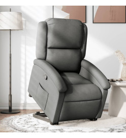 Fauteuil inclinable Gris foncé Tissu