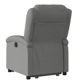 Fauteuil inclinable Gris foncé Tissu