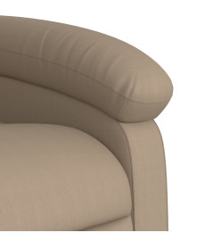 Fauteuil inclinable électrique cappuccino similicuir