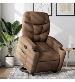 Fauteuil inclinable Marron Tissu