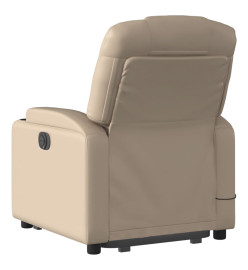 Fauteuil inclinable de massage Cappuccino Similicuir