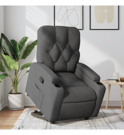 Fauteuil inclinable Gris foncé Tissu