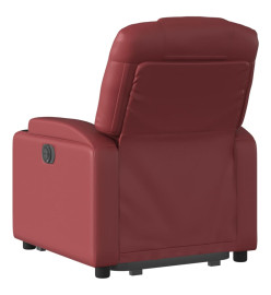 Fauteuil inclinable Rouge bordeaux Similicuir