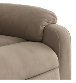 Fauteuil inclinable de massage électrique taupe