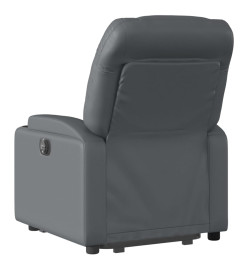 Fauteuil inclinable Gris Similicuir