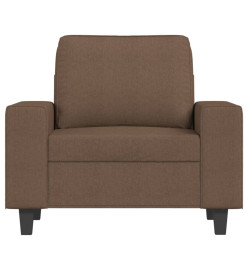 Fauteuil Marron 60 cm Tissu