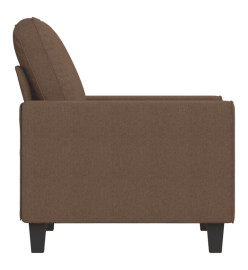 Fauteuil Marron 60 cm Tissu