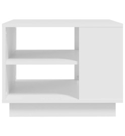 Table basse Blanc 55x55x43 cm Aggloméré