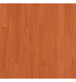Canapé d'angle de jardin cire marron 70x70x67cm bois pin massif