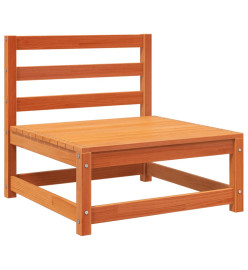 Canapés de jardin sans accoudoirs 2 pcs bois de pin massif