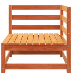 Canapés d'angle de jardin cire marron 2 pcs bois de pin massif