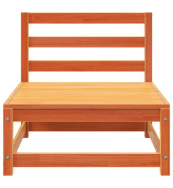 Canapés de jardin cire marron 2 pcs bois de pin massif