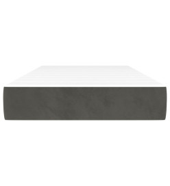 Matelas de lit à ressorts ensachés Gris foncé 80x200x20 cm