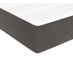 Matelas de lit à ressorts ensachés Gris foncé 80x200x20 cm