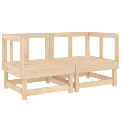 Salon de jardin 6 pcs Bois de pin massif
