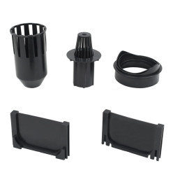 Caniveaux de drainage 3 pcs Plastique 3 m