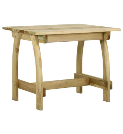 Table de jardin 110x74x75 cm Bois de pin imprégné