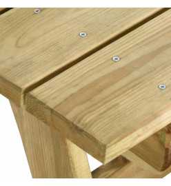 Table de jardin 110x74x75 cm Bois de pin imprégné