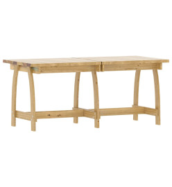 Mobilier de salle à manger de jardin 6 pcs Bois de pin imprégné