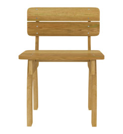 Mobilier de salle à manger de jardin 6 pcs Bois de pin imprégné