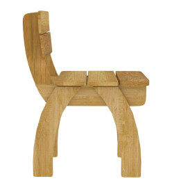 Mobilier de salle à manger de jardin 6 pcs Bois de pin imprégné