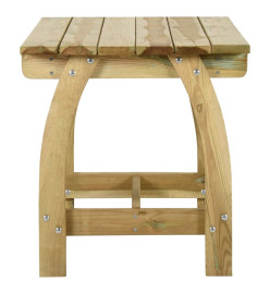 Mobilier de salle à manger de jardin 4 pcs Bois de pin imprégné