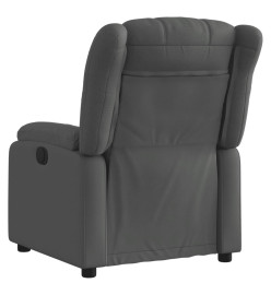 Fauteuil inclinable Gris foncé Tissu