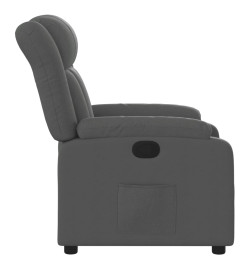 Fauteuil inclinable Gris foncé Tissu