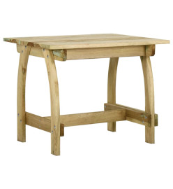 Mobilier de salle à manger de jardin 3 pcs Bois de pin imprégné
