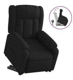 Fauteuil inclinable noir tissu