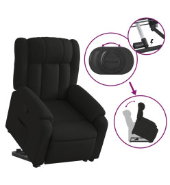 Fauteuil inclinable noir tissu