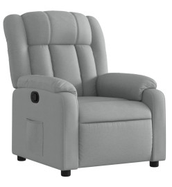 Fauteuil inclinable Gris clair Tissu