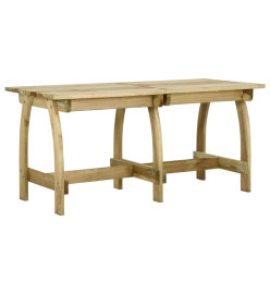Table de jardin 160x74x75 cm Bois de pin imprégné