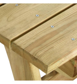 Table de jardin 160x74x75 cm Bois de pin imprégné