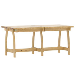 Mobilier de salle à manger de jardin 5 pcs Bois de pin imprégné