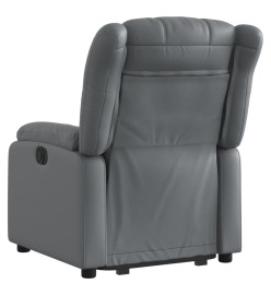 Fauteuil inclinable Gris Similicuir