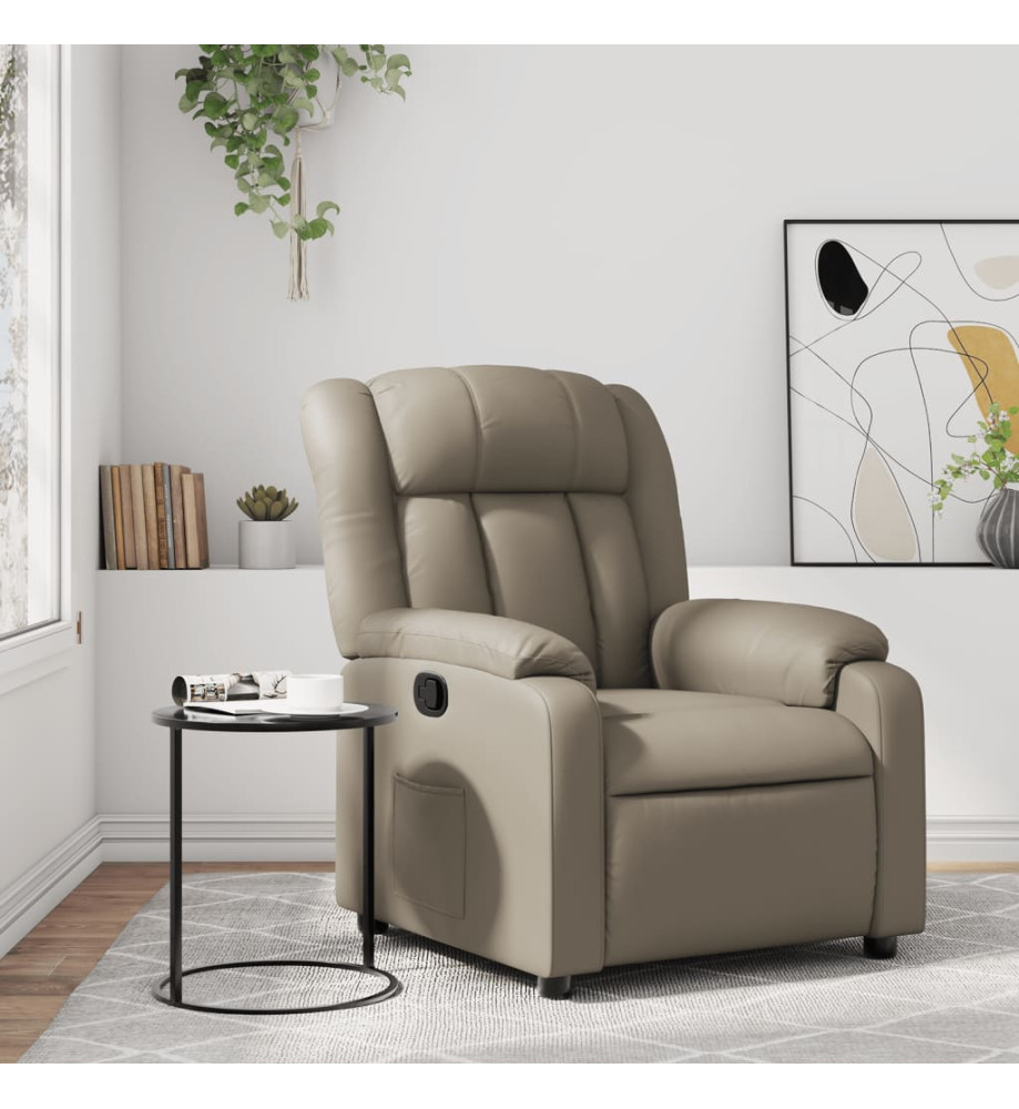 Fauteuil inclinable Cappuccino Similicuir