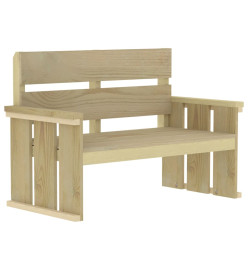 Mobilier de salle à manger de jardin 3 pcs Bois de pin imprégné
