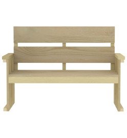 Mobilier de salle à manger de jardin 3 pcs Bois de pin imprégné