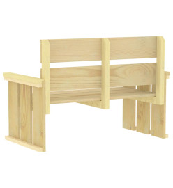 Mobilier de salle à manger de jardin 3 pcs Bois de pin imprégné