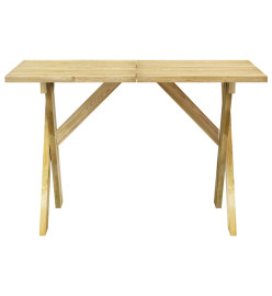 Mobilier de salle à manger de jardin 3 pcs Bois de pin imprégné
