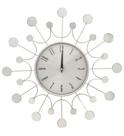 325165  Wall Clock Silver 40 cm Metal