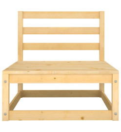Salon de jardin 6 pcs Bois de pin massif