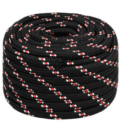 Corde de bateau Noir 20 mm 100 m Polypropylène