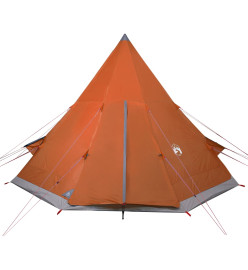 Tente de camping 4 personnes 367x367x259 cm taffetas 185T